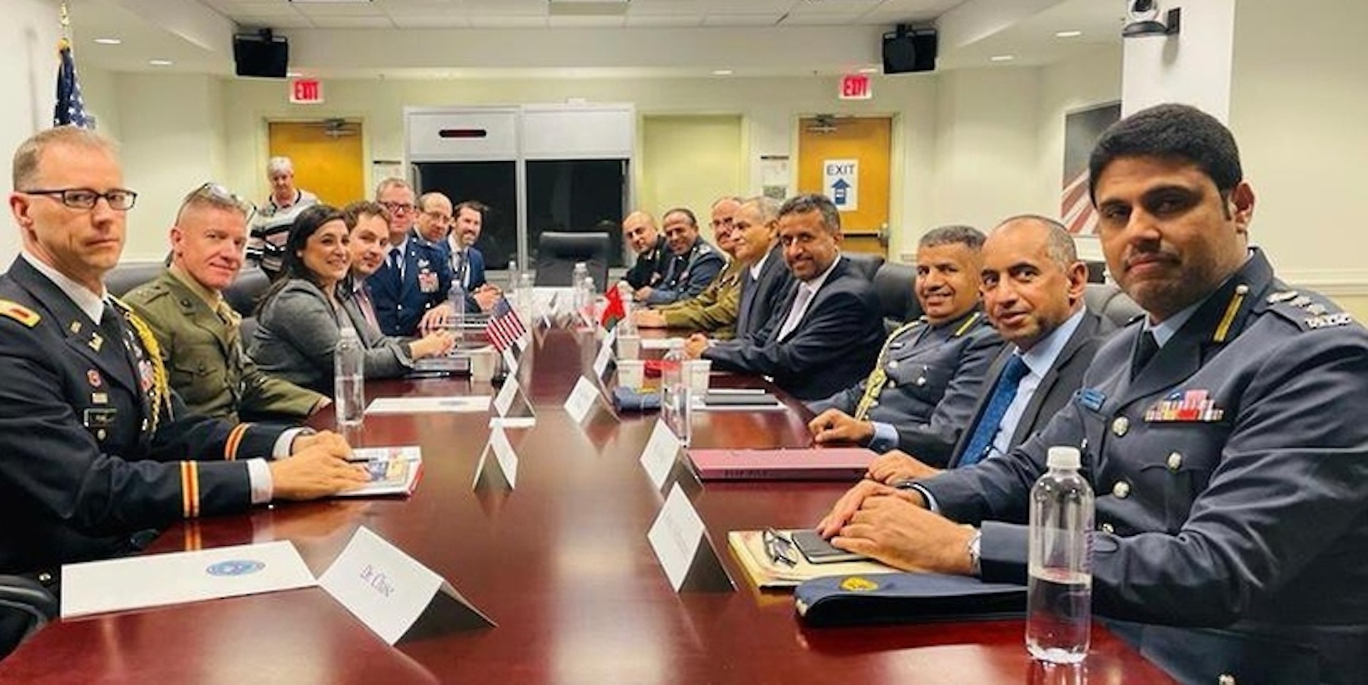 Meeting at the Pentagon of the Oman-US military committee