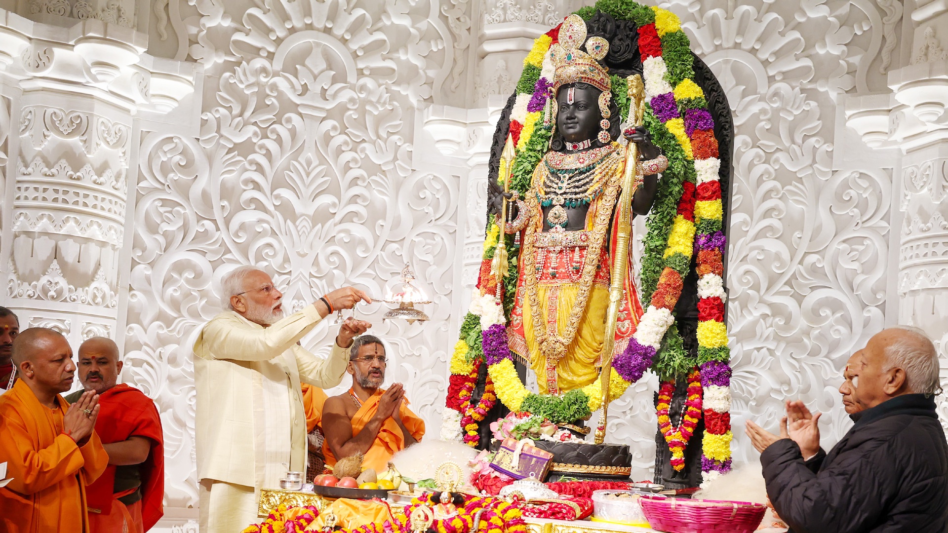 PM Modi inaugurates historic Ram Temple in Ayodhya ceremony